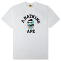 New Multi Camo College Tee White