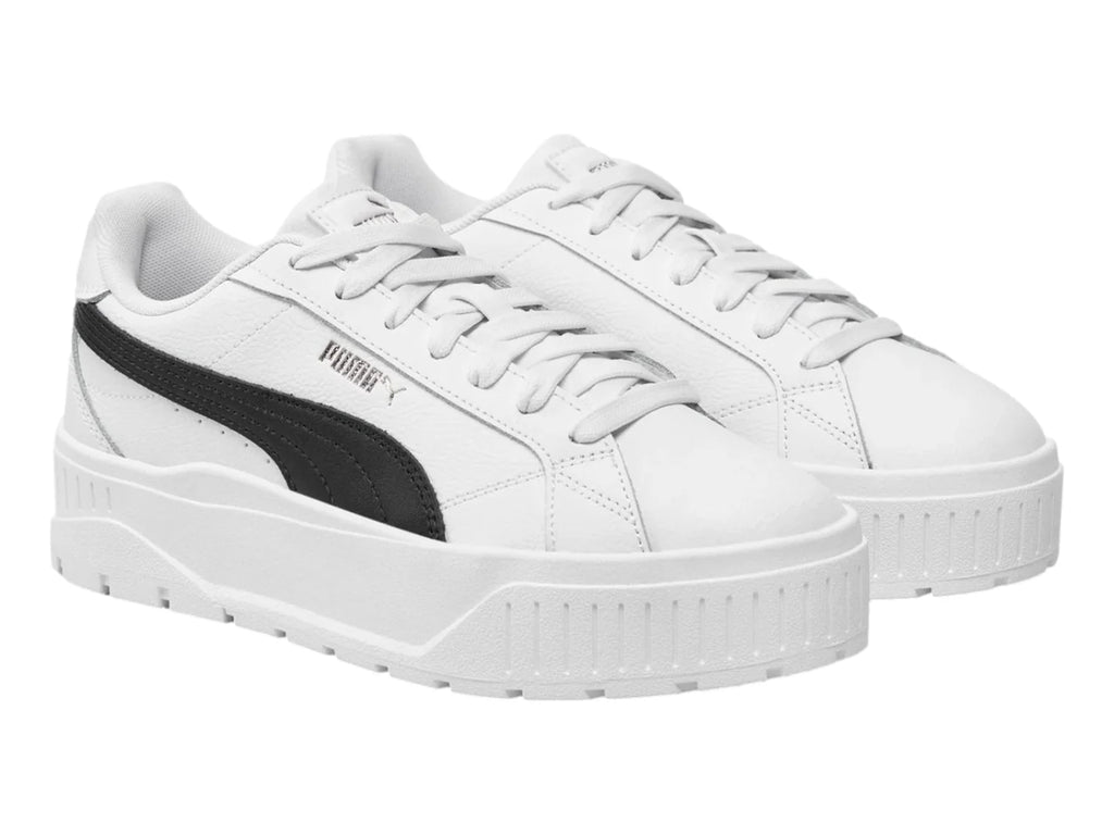 Tenis PUMA Carmen II Jr Blanco y Negro para Niña
