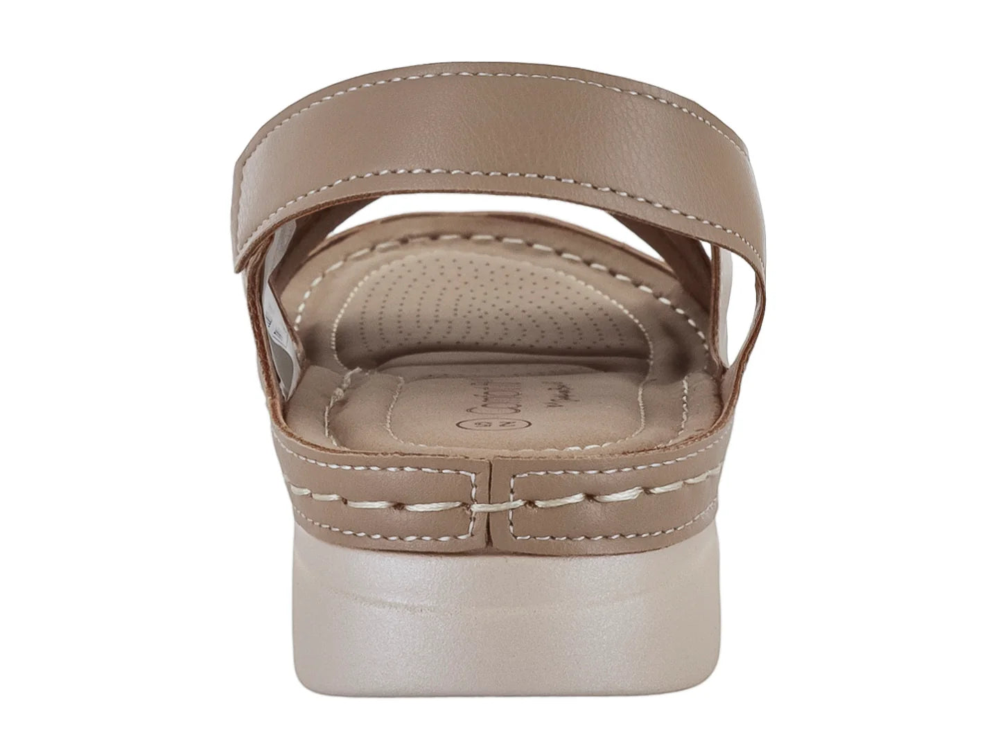 Sandalias Comfort Fit Color Camel para Mujer