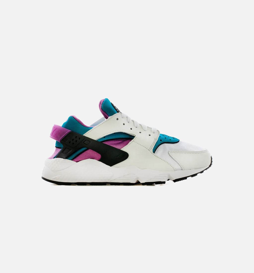 Air Huarache Aquatone Mens Running Shoe White Aquatone Deep Magenta Black