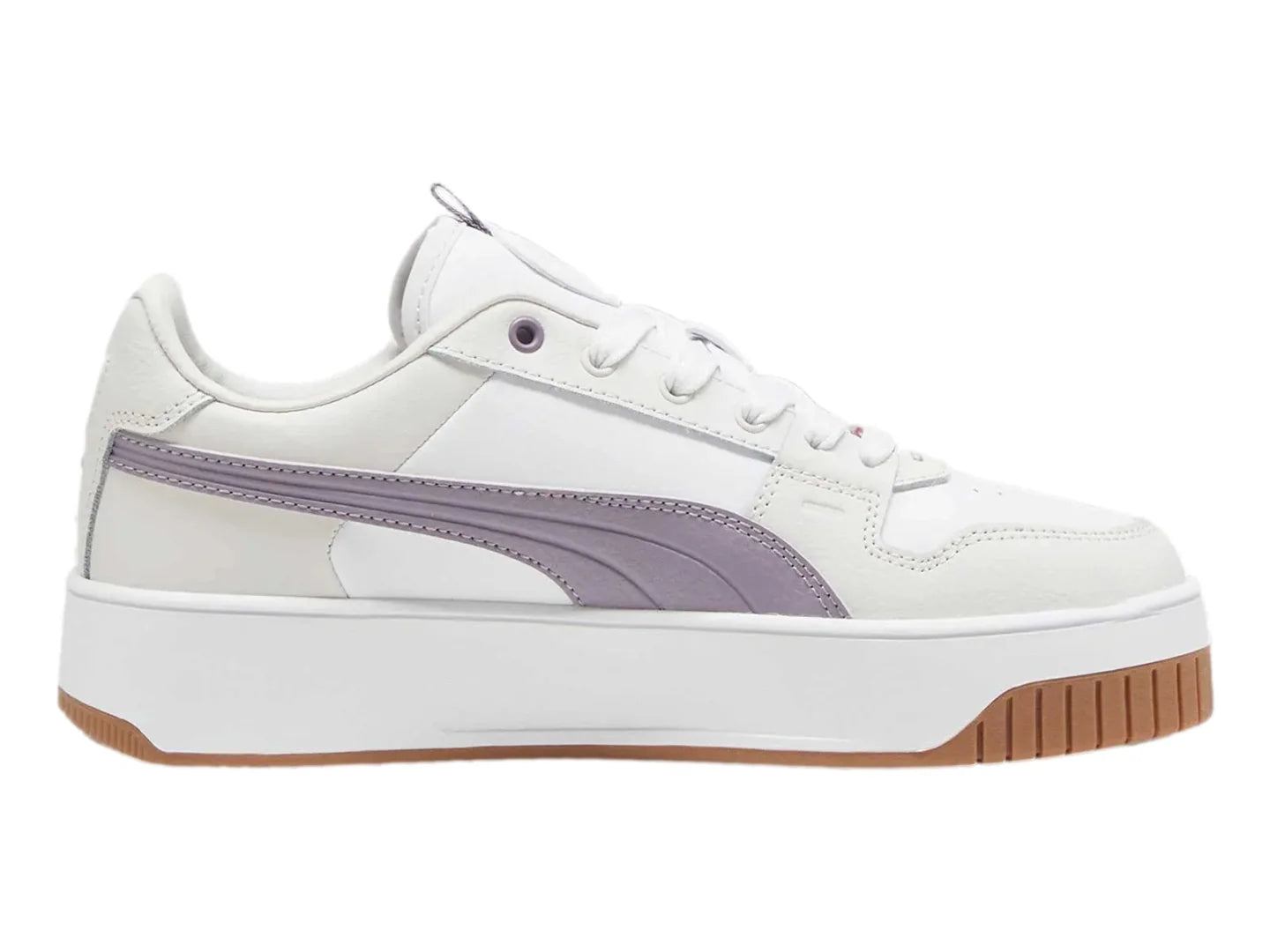 Tenis PUMA Carina Street Lux Blanco y Morado para Mujer