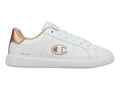 Tenis Champion Pure V2 Blanco y Oro Rosa para Mujer