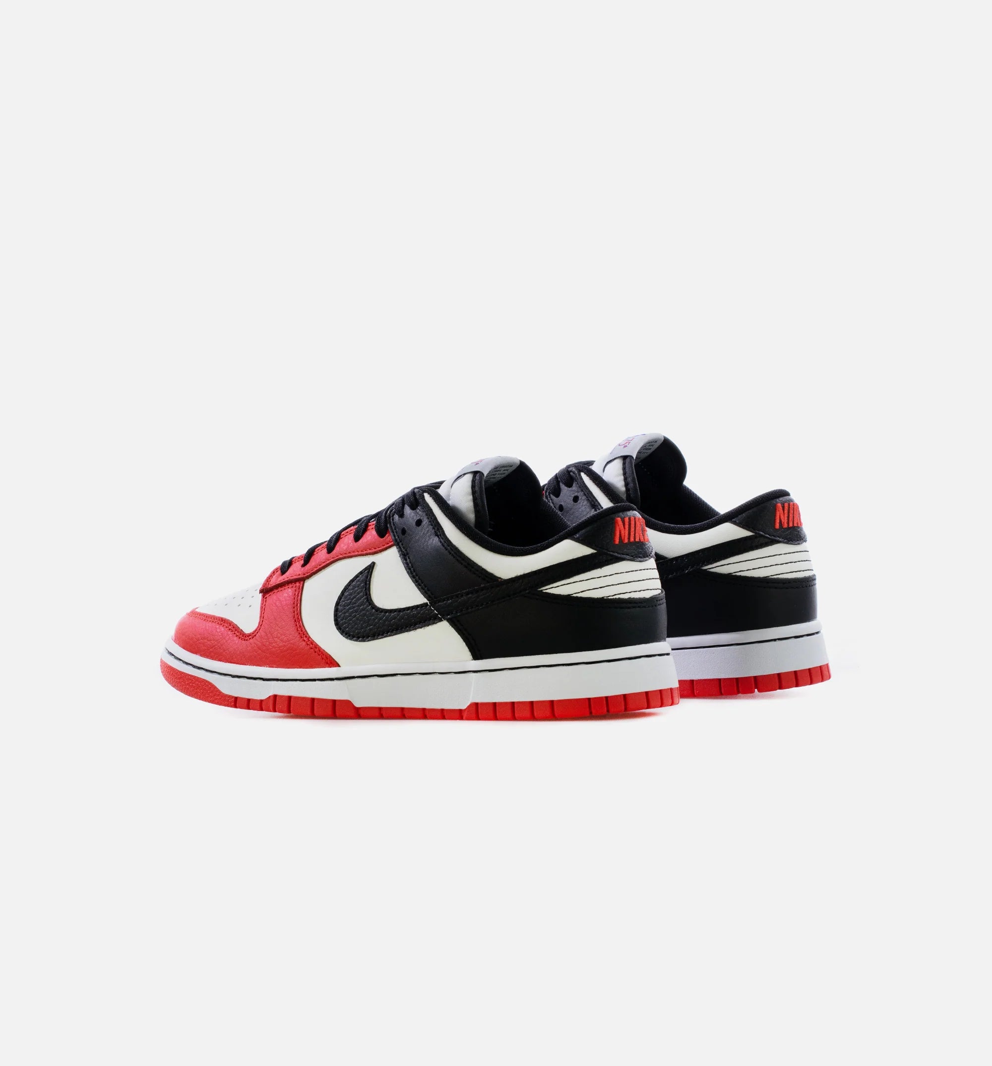 NBA Dunk Low EMB Chicago Mens Lifestyle Shoe Sail Black Chile Red Limit One Per Customer