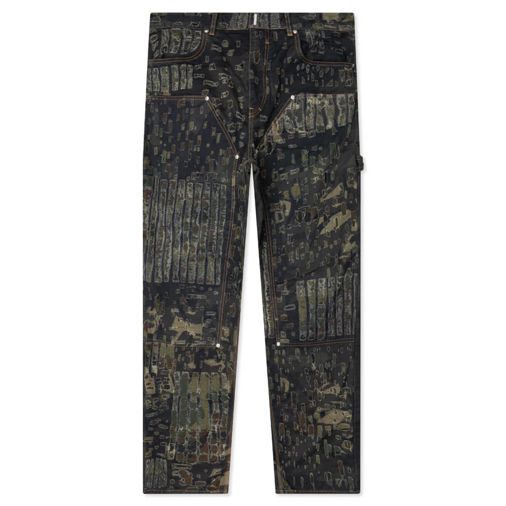 Carpenter Denim Trousers Brown Khaki