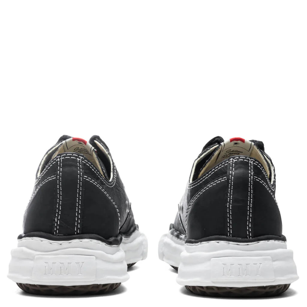 Peterson Low OG Sole Paper Like Leather Sneaker Black