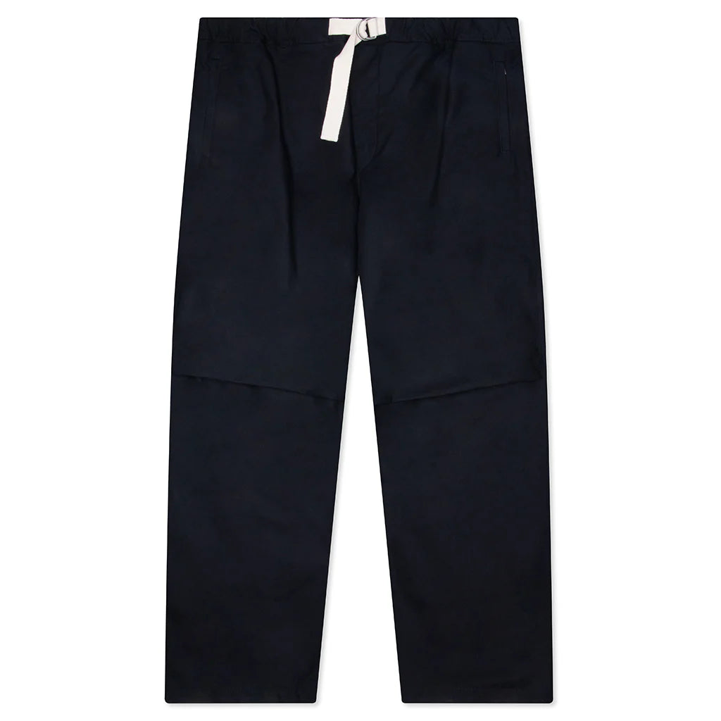 Belted Trousers Dark Navy