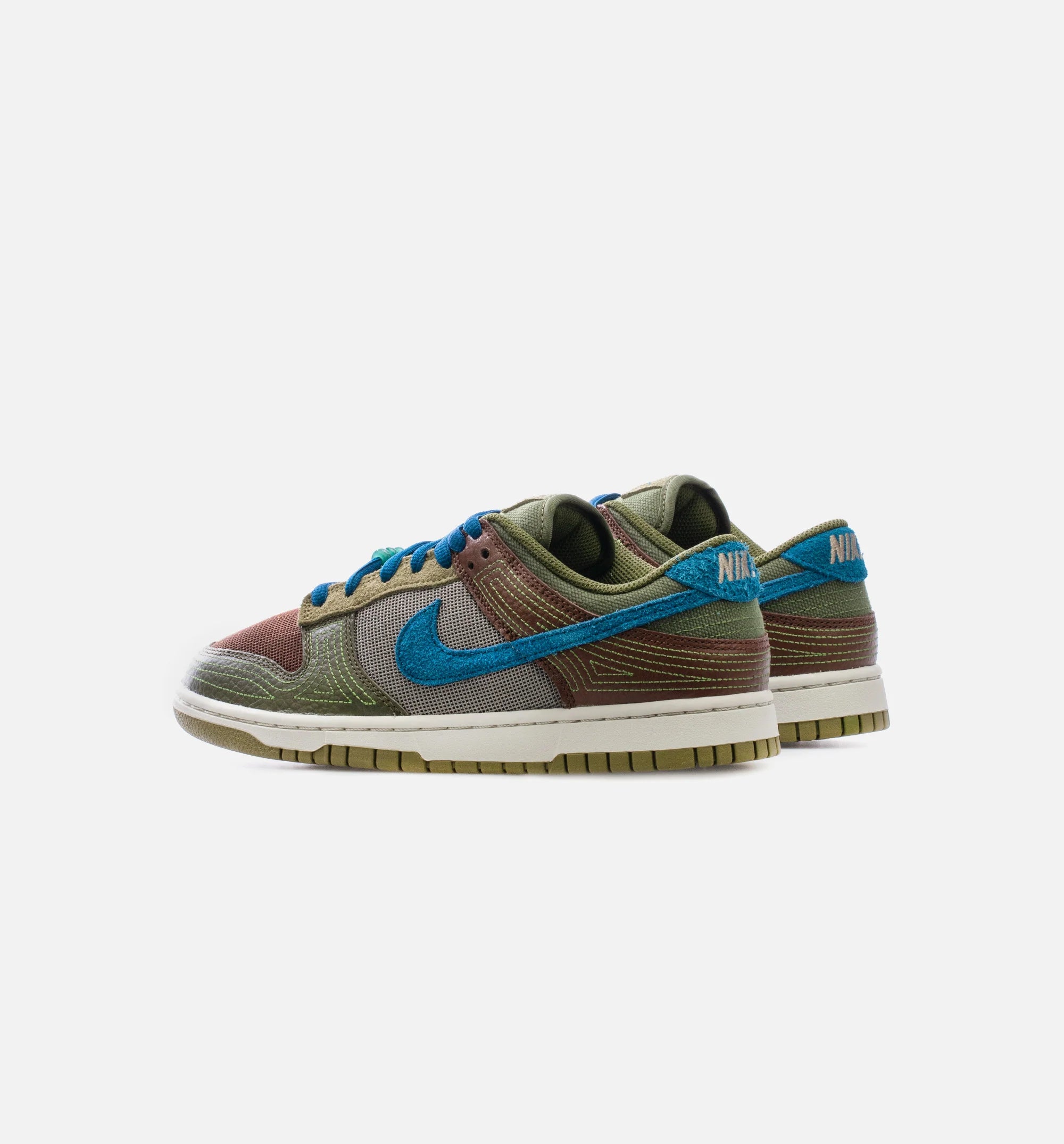 Dunk Low NH Cacao Wow Mens Lifestyle Shoe Green Brown Blue