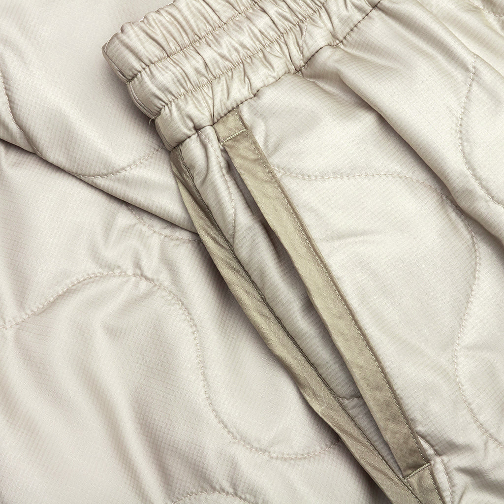 Pleaded Padded Pants Sand