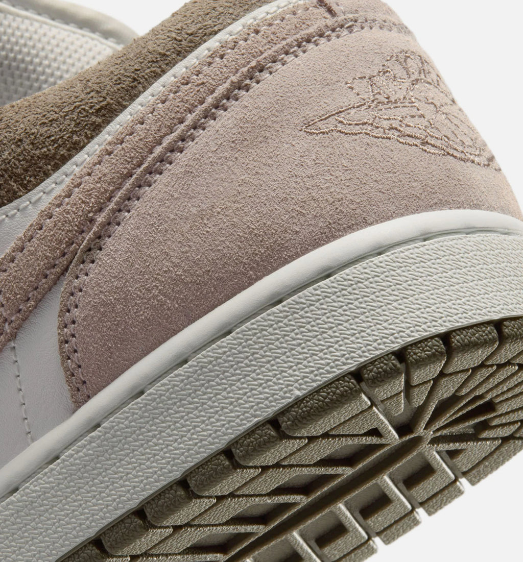 Air Jordan 1 Low Mens Lifestyle Shoe Olive Grey Enigma Stone Summit White