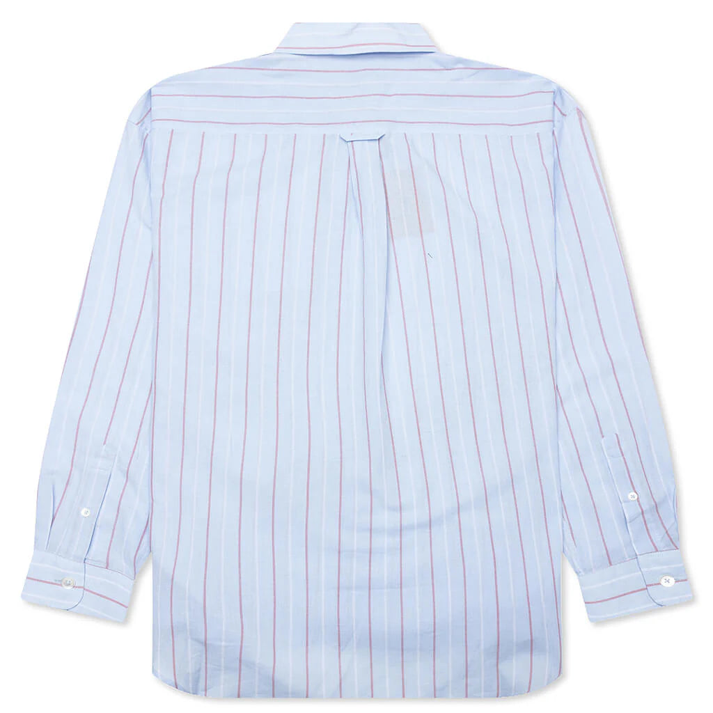 Classic L S Shirt Stripe Light Blue