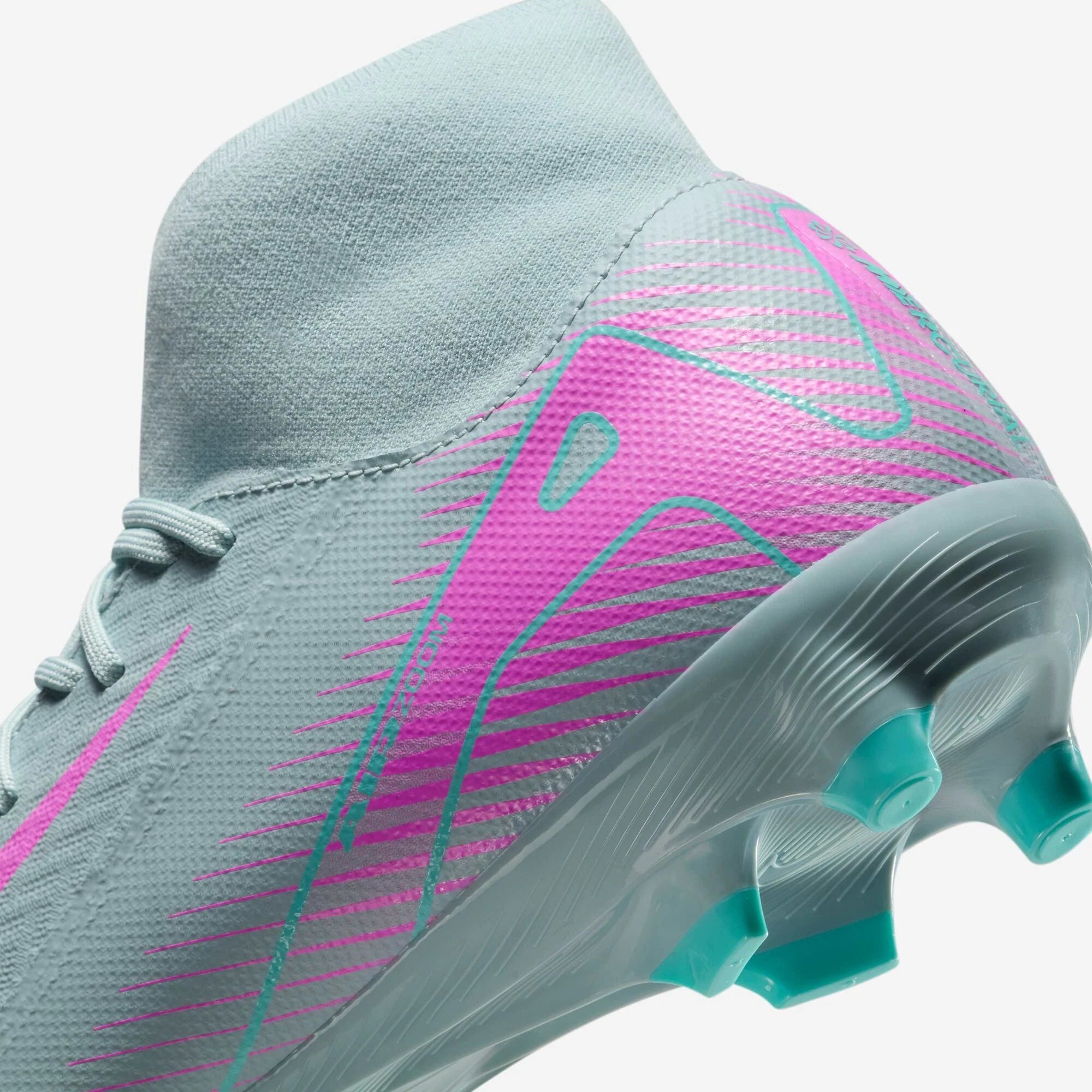 Nike Zoom Mercurial Superfly 10 Academy FG MG Multi Ground Football Boots Ocean Cube Pink Blast