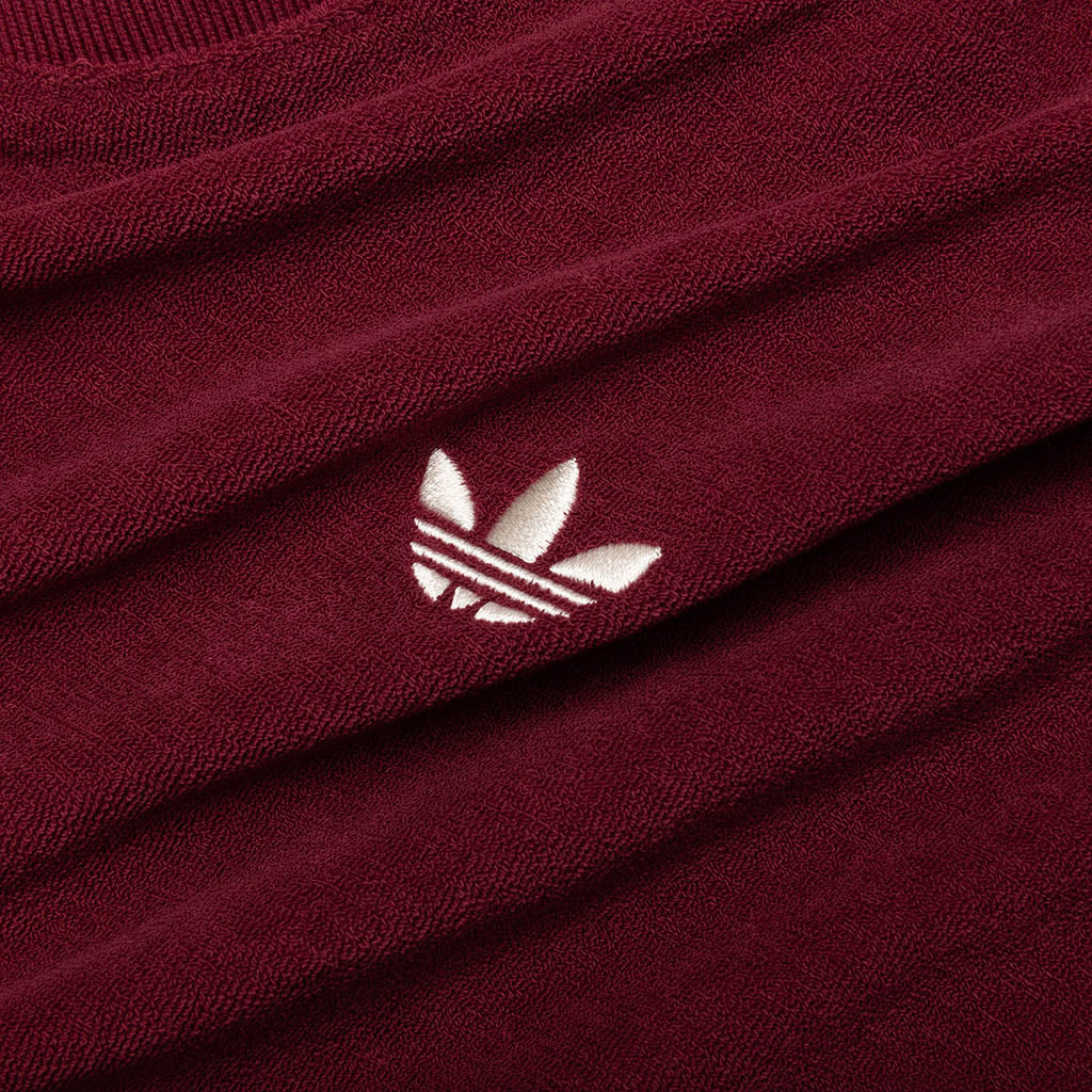 Adidas x Wales Bonner Terry Polo Collegiate Burgundy