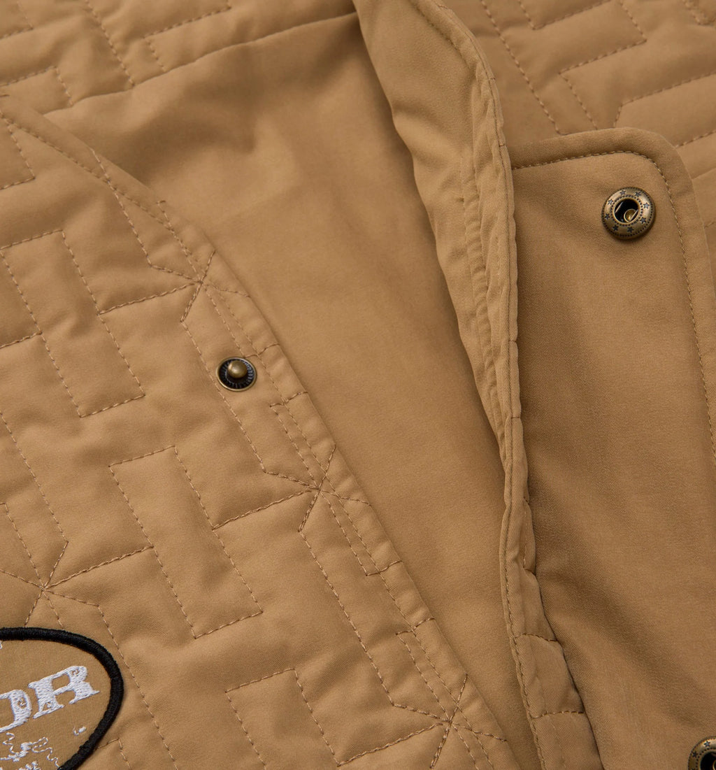 HTG Quilted Mens Vest Brown