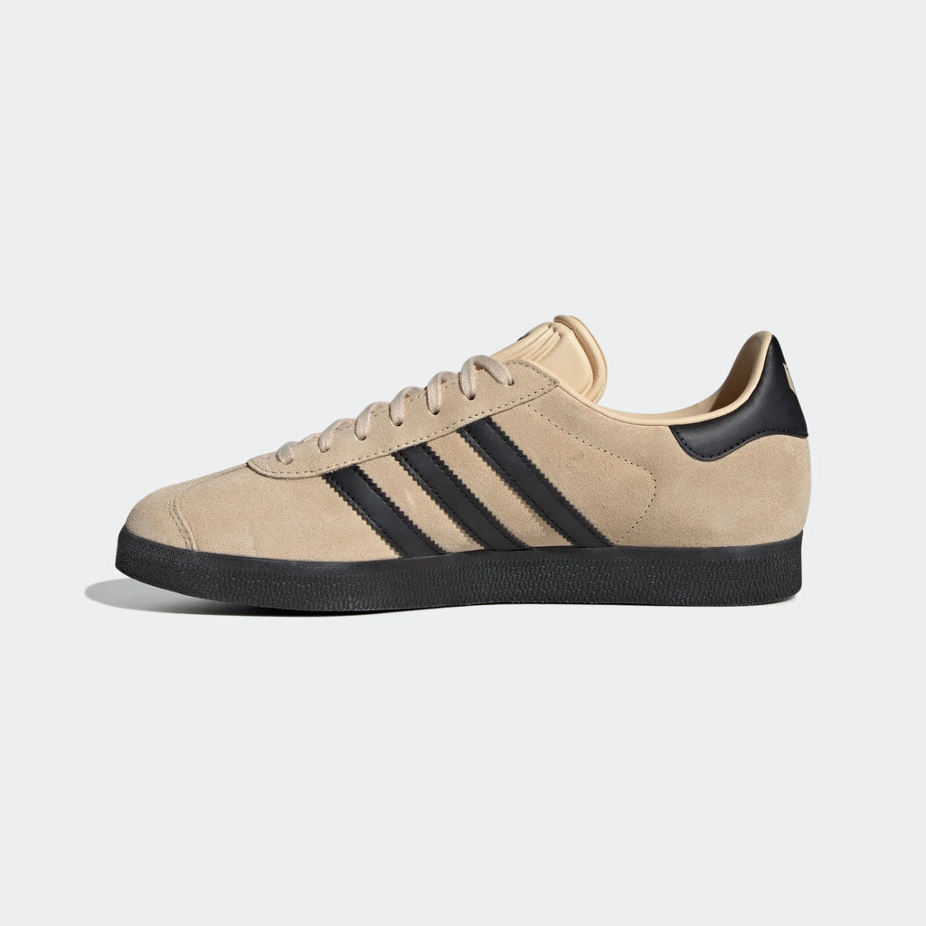 adidas Gazelle Messi Shoes Crystal Sand Black Gold Metallic