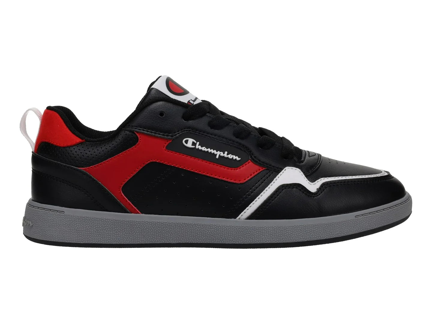 Tenis Champion Lore Negro Rojo y Gris para Hombre