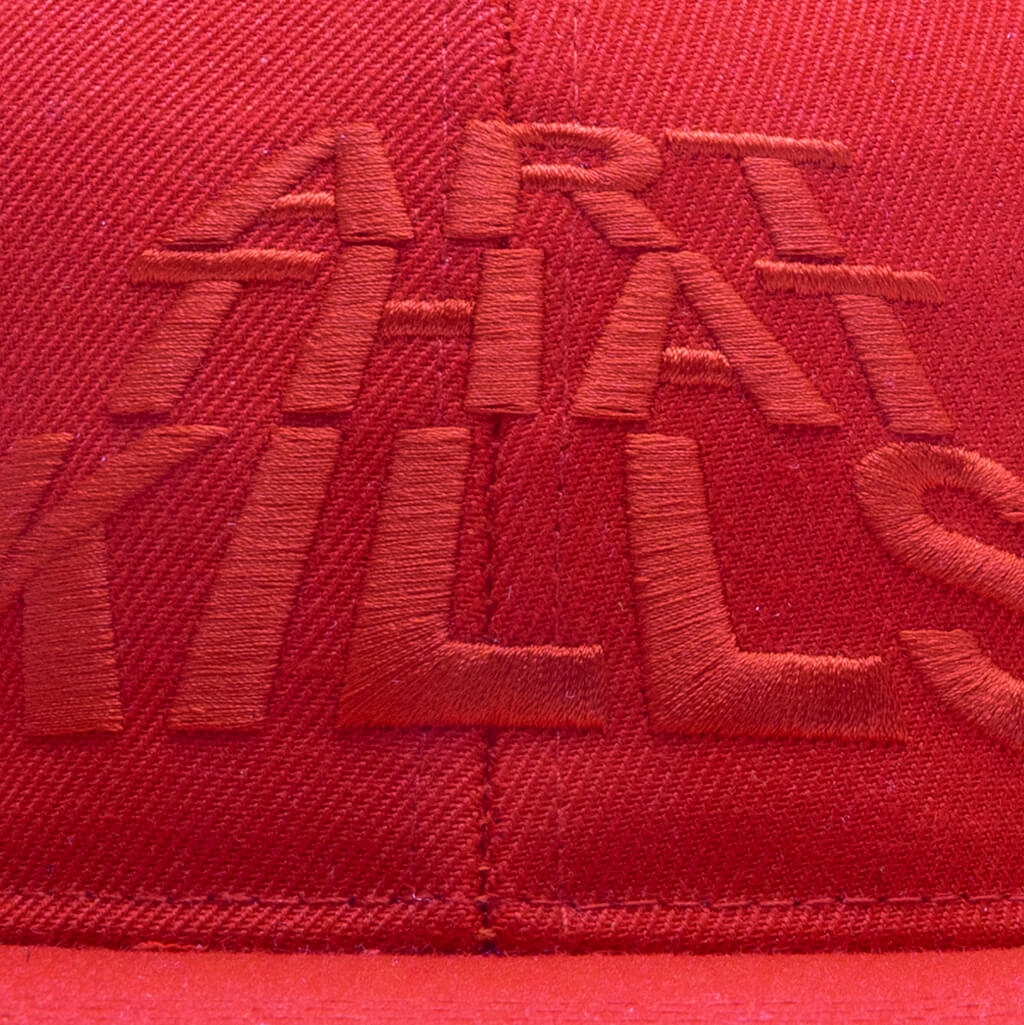 ATK G Patch Fitted Cap Red