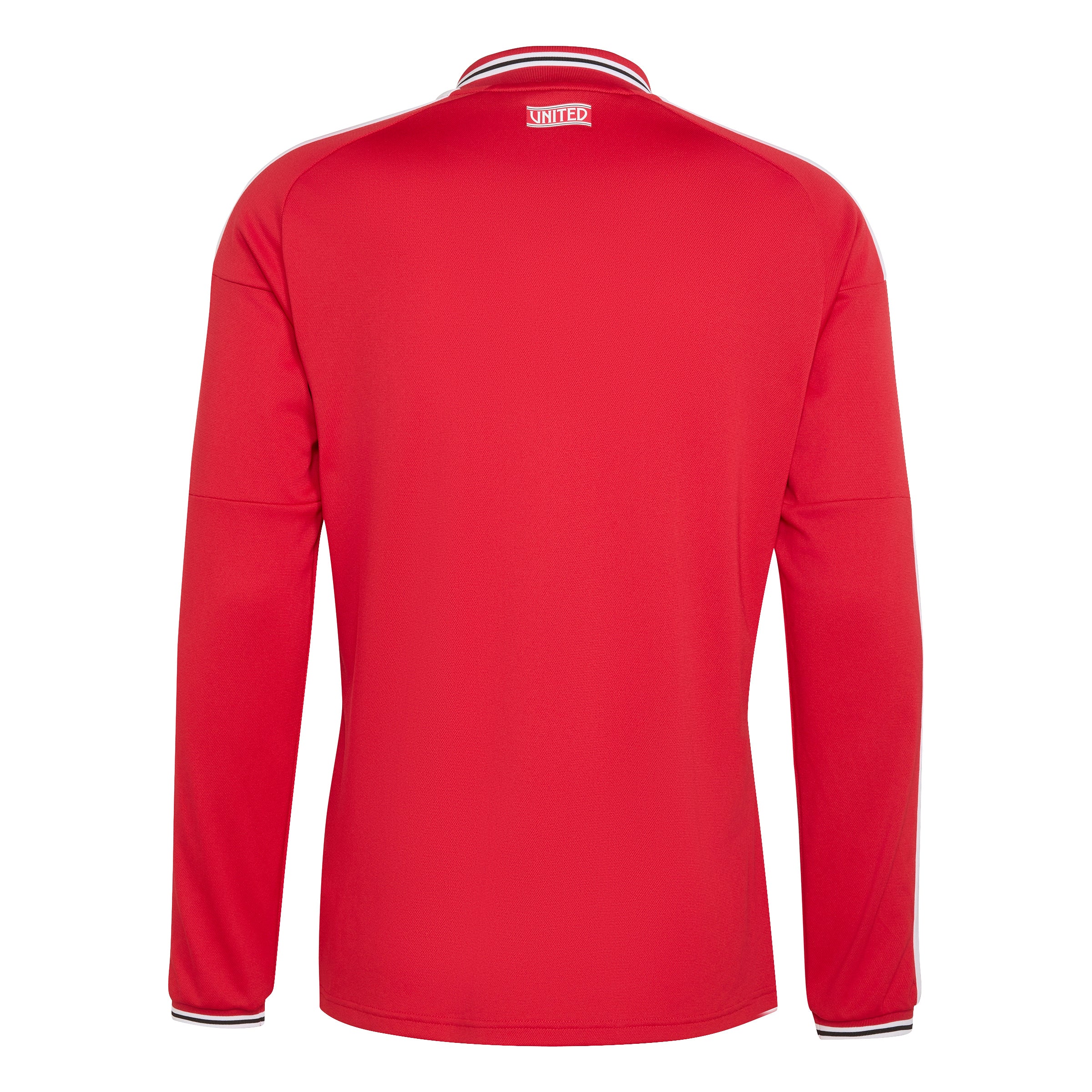 adidas Manchester United Home Long Sleeve Mens Soccer Jersey 26 27 Red White