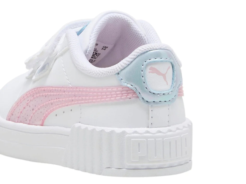 Tenis PUMA Carina 30 Blurry Dreams Blanco para Niña