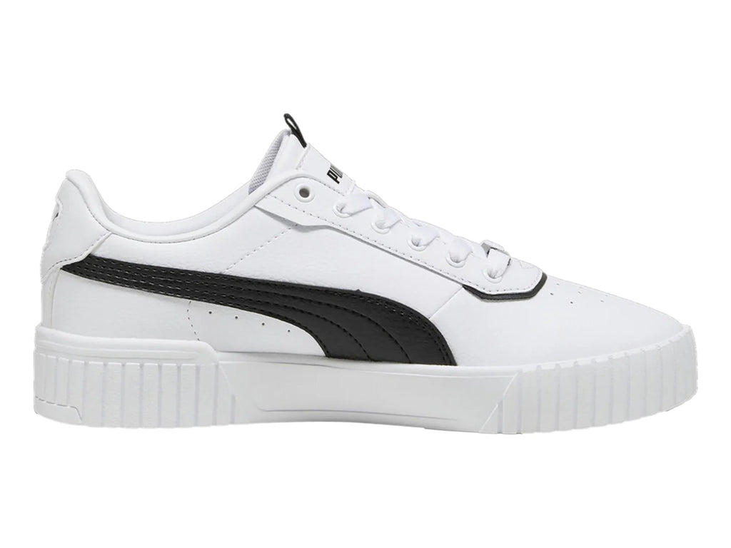 Tenis PUMA Carina 20 Lux Blanco y Negro para Mujer