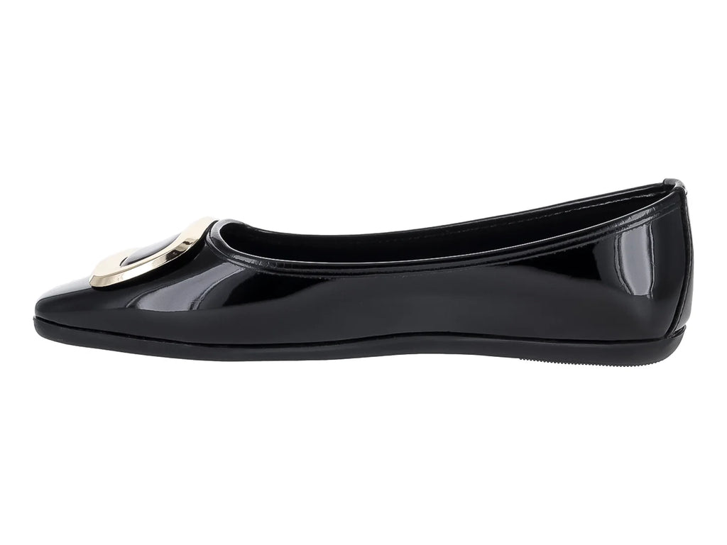Zapatos Flats Luna Rosa Negros para Mujer