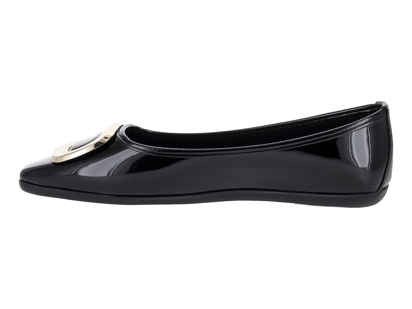 Zapatos Flats Luna Rosa Negros para Mujer