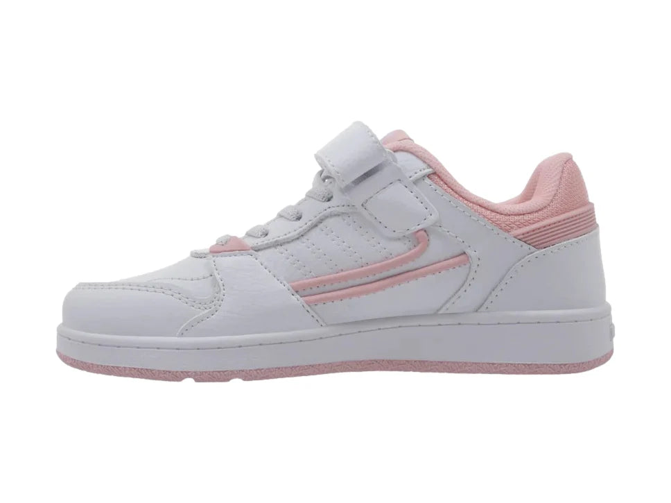 Tenis K Swiss Saros Blanco y Rosa para Niña