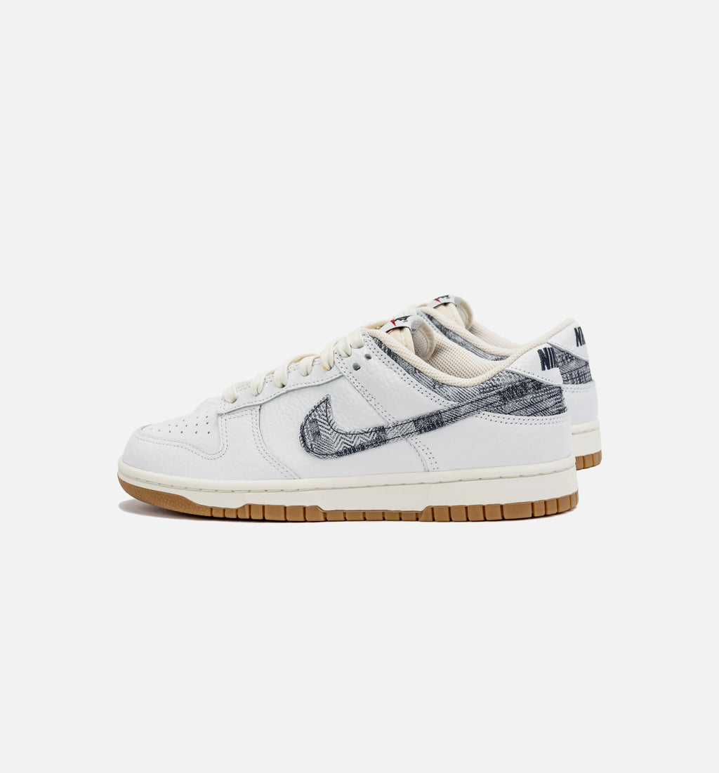Dunk Low Washed Denim Mens Lifestyle Shoe White Denim Blue Limit One Per Customer
