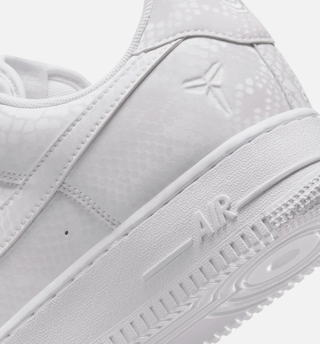 Kobe Bryant x Air Force 1 Mamba Mentality Mens Lifestyle Shoe White White