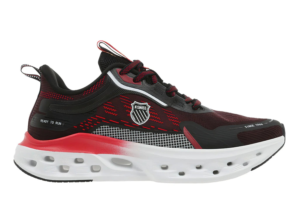 Tenis K Swiss Atreux Negro y Rojo para Hombre