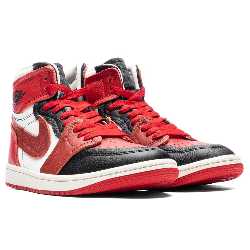 Womens Air Jordan 1 High MM Sport Red Dune Red Black