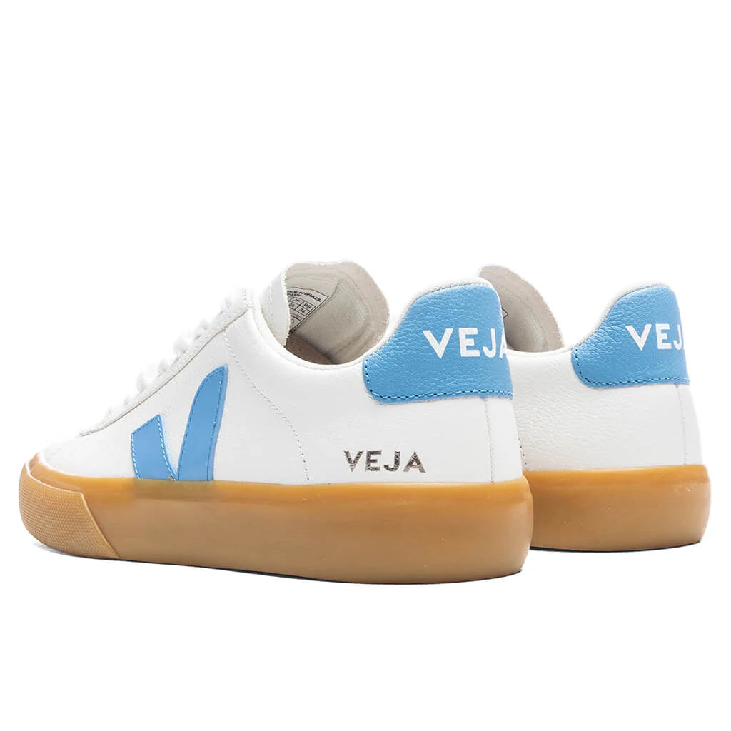 Womens Campo Chromefree Leather Extra White Aqua