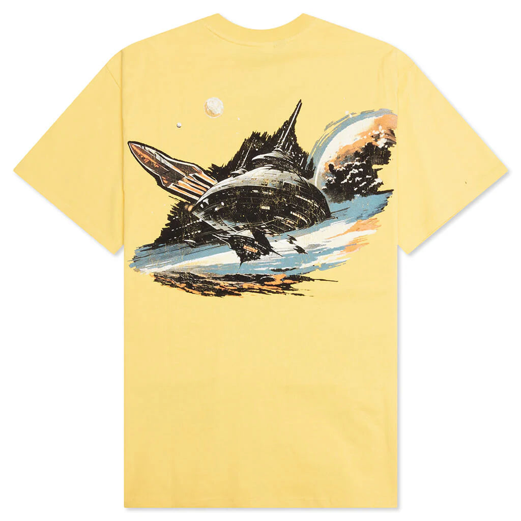 Space Runner S S Knit Oversized Fit Shirt Yarrow