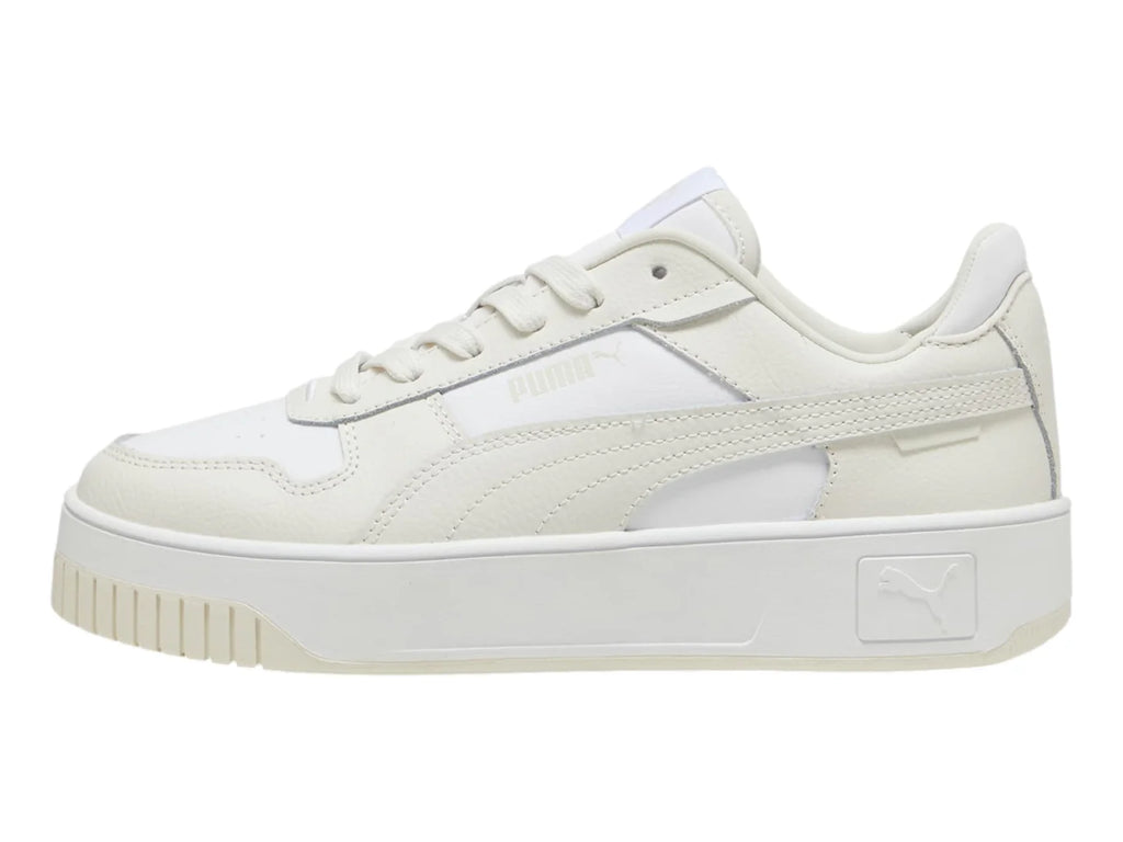 Tenis PUMA Carina Street Blanco y Gris para Mujer