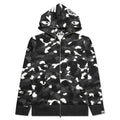 City Camo Shark Full Zip Hoodie Black