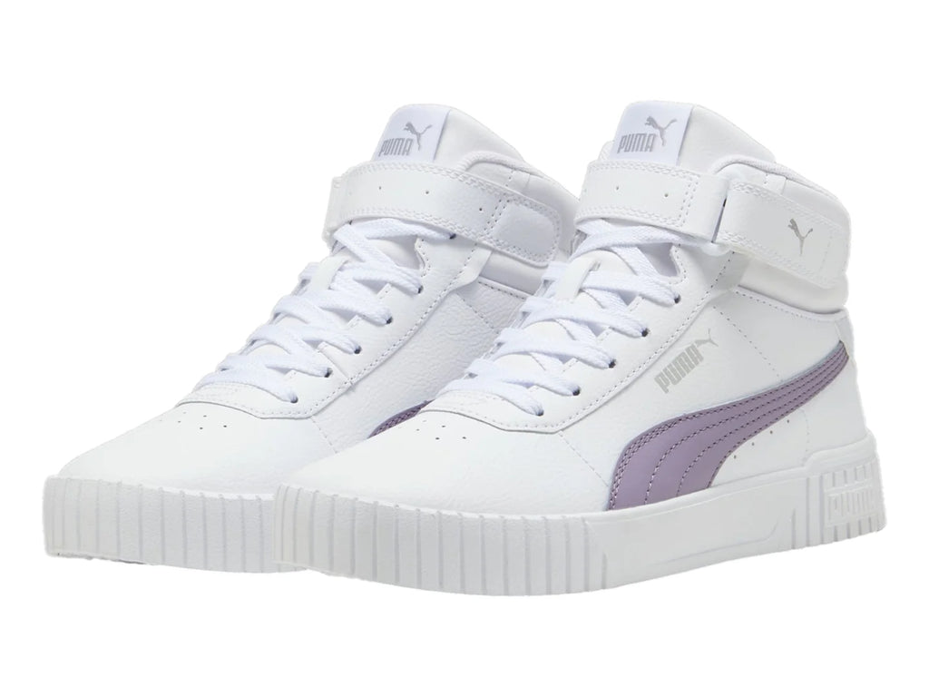 Tenis PUMA Carina 20 Mid Blanco y Morado para Mujer