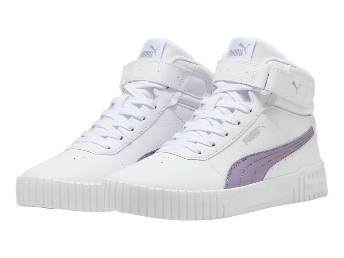 Tenis PUMA Carina 20 Mid Blanco y Morado para Mujer