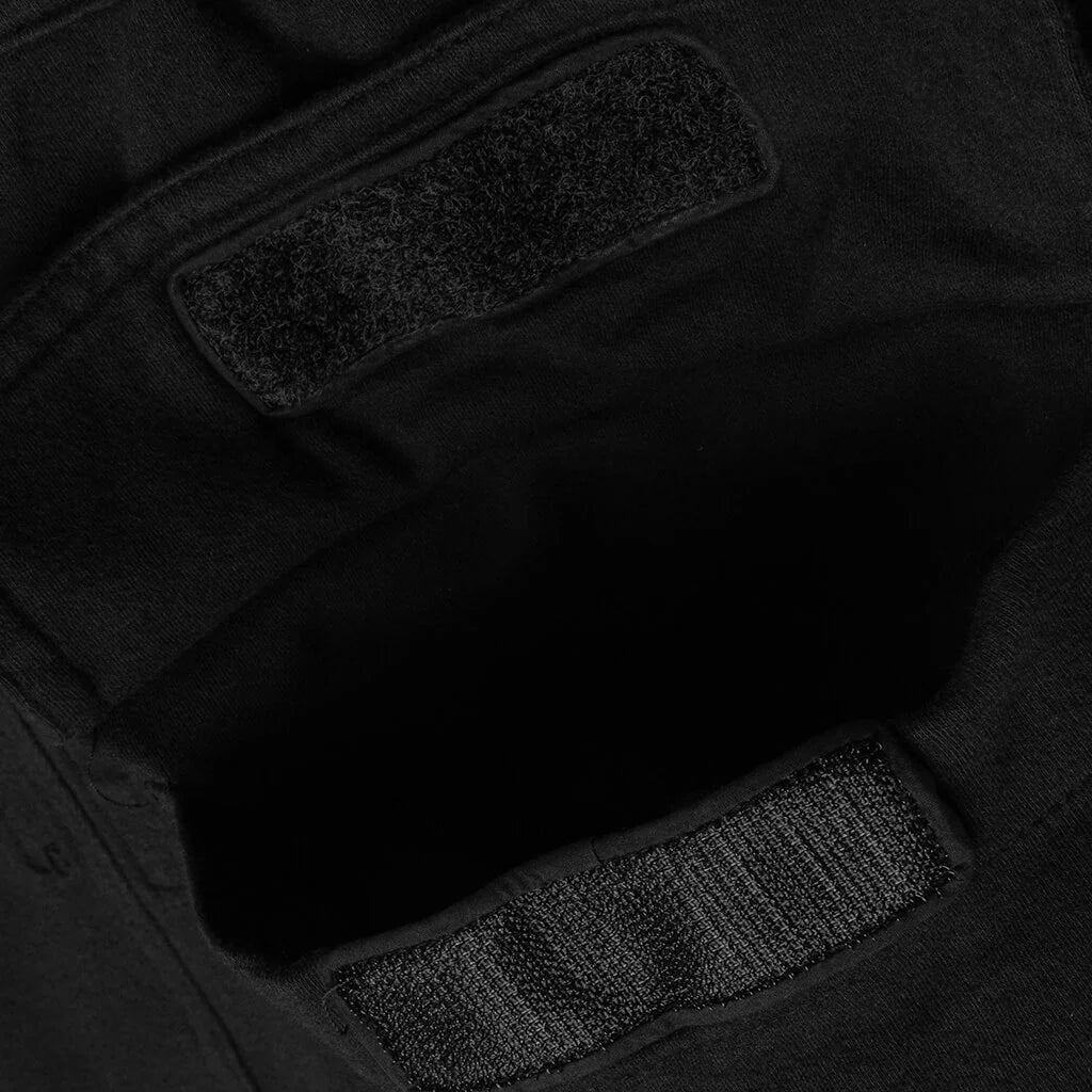 Brushed Jersey Pusher Pants Black