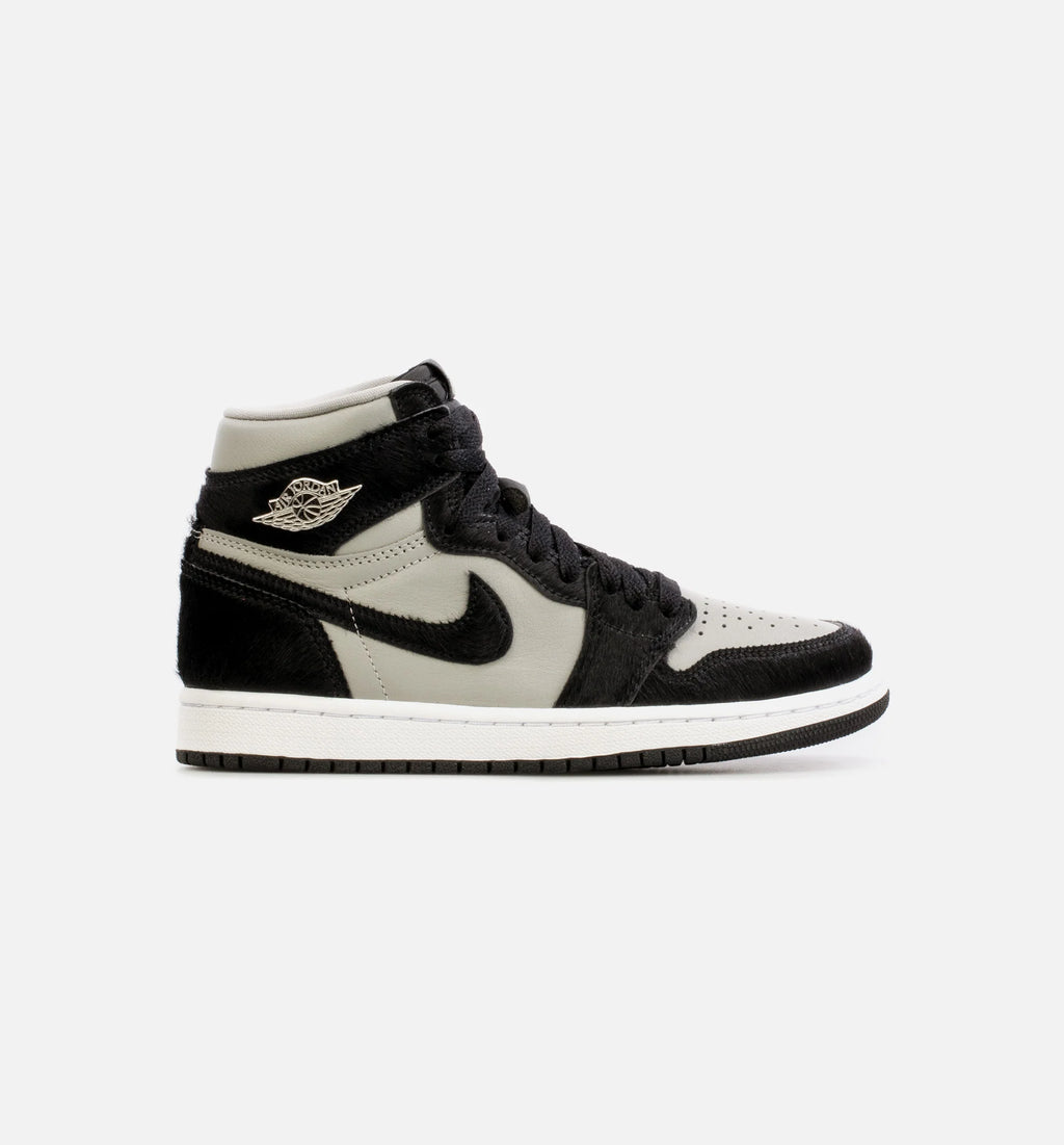 Air Jordan 1 High OG Twist 20 Womens Lifestyle Shoe Black Grey