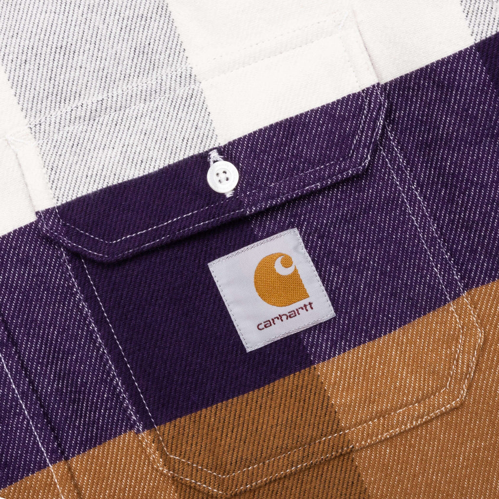 Lyman L S Shirt Lyman Check Cassis
