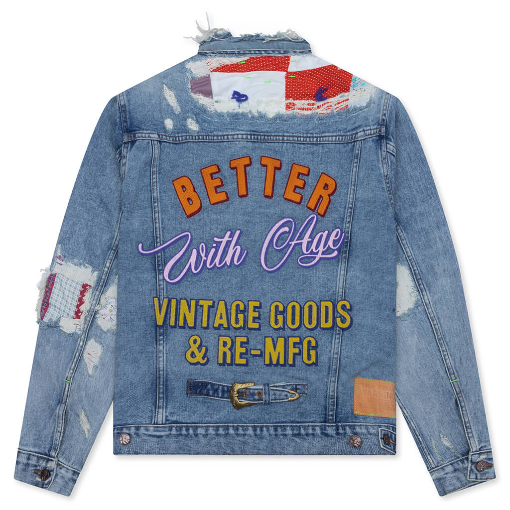 Repair Denim Jacket Indigo