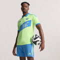 adidas Mens Charlotte FC Third Authentic Soccer Jersey 25 26 Yellow