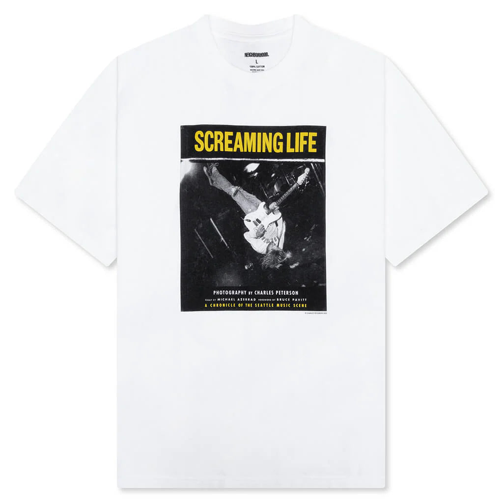 Neighborhood x Charles Peterson S S Tee 1 White