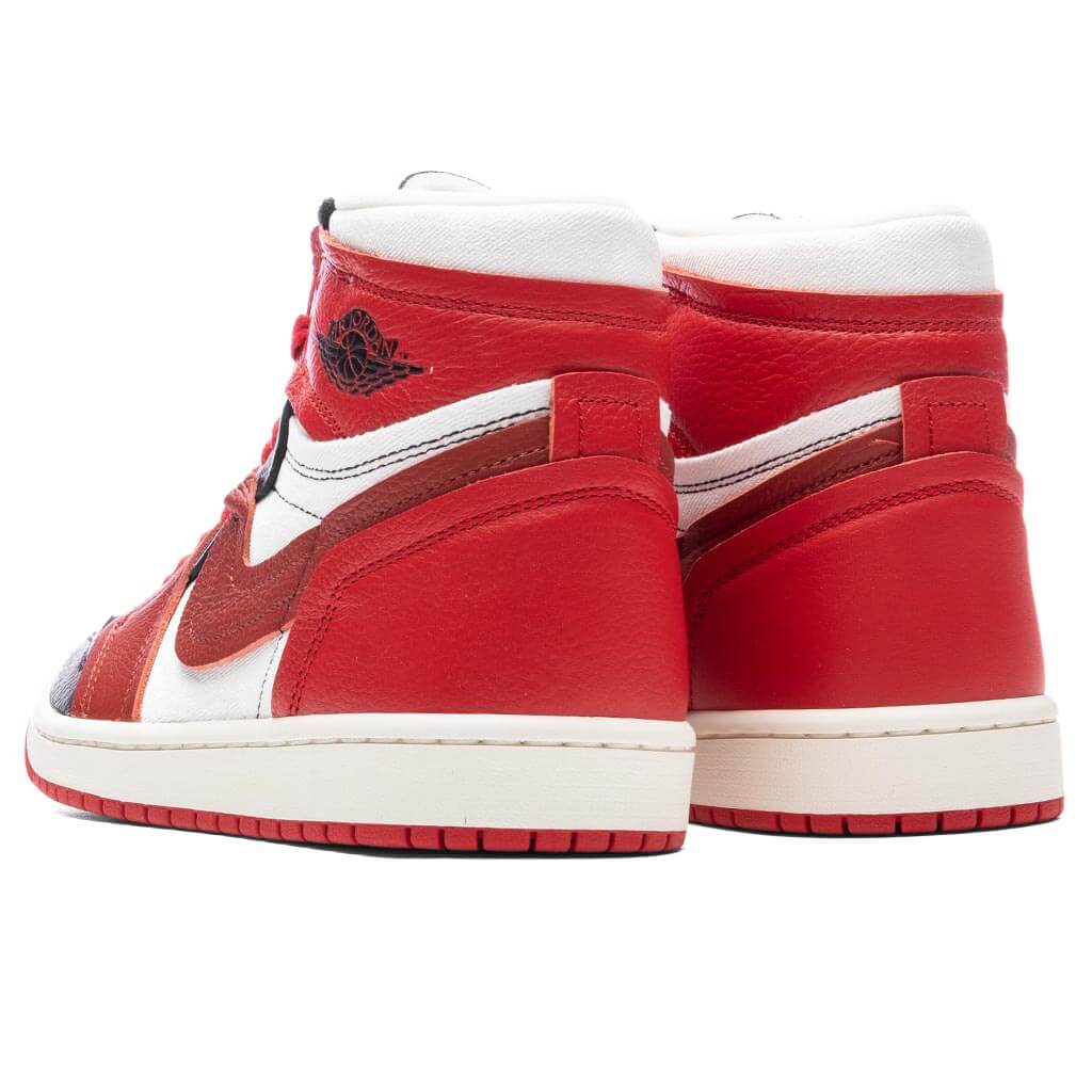 Womens Air Jordan 1 High MM Sport Red Dune Red Black