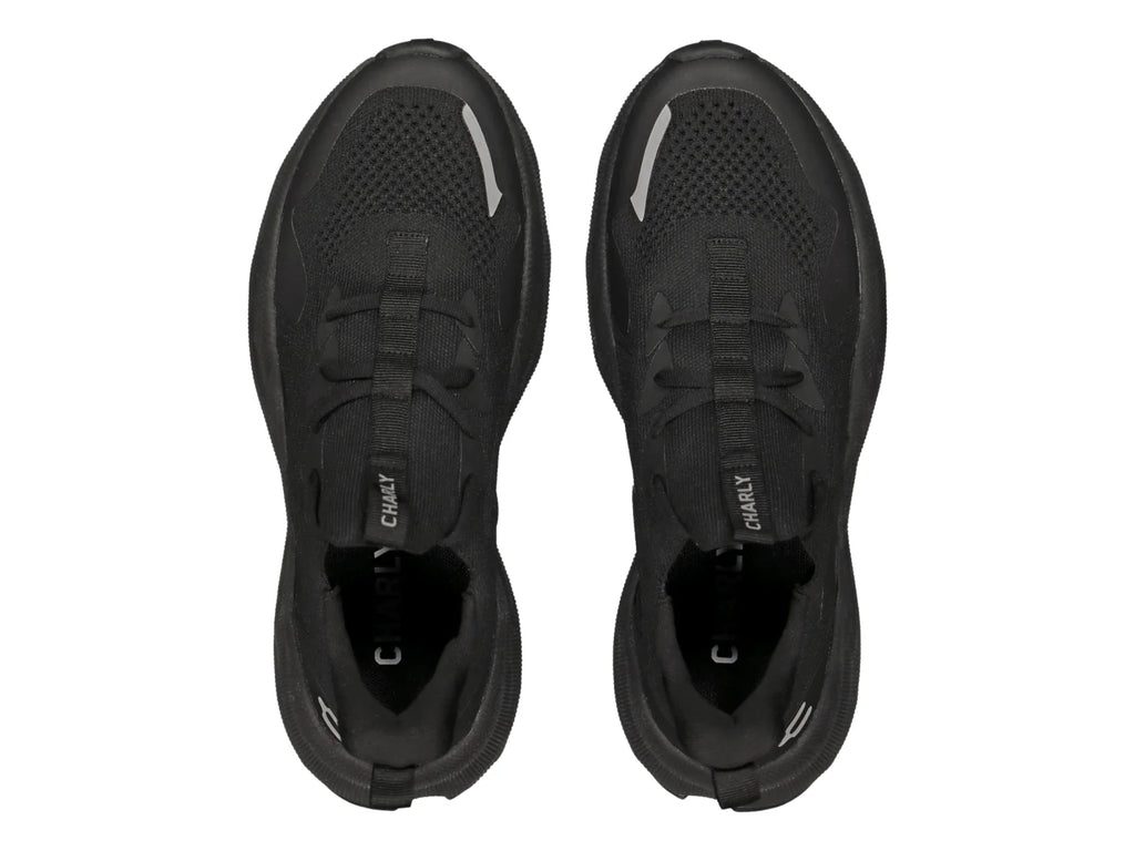 Tenis Charly Negro y Plata para Hombre