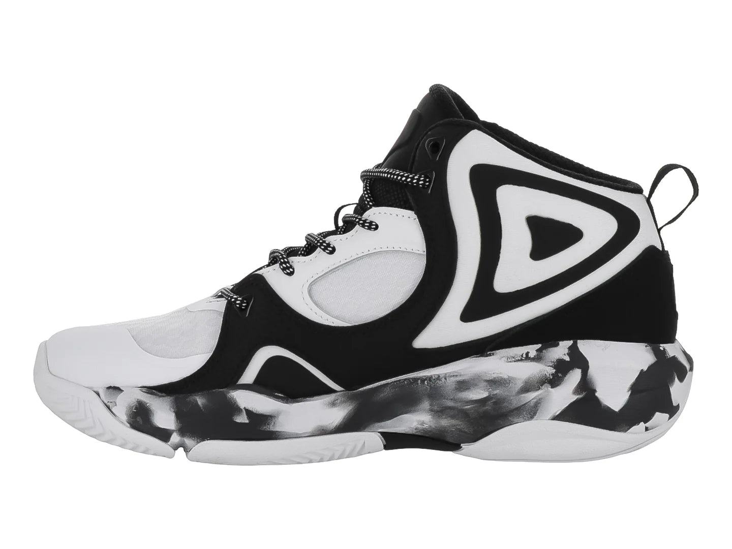 Tenis de Baloncesto SHAQ Suspension Negro y Blanco para Hombre