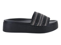 Sandalias Roze Negro de Media Plataforma para Mujer