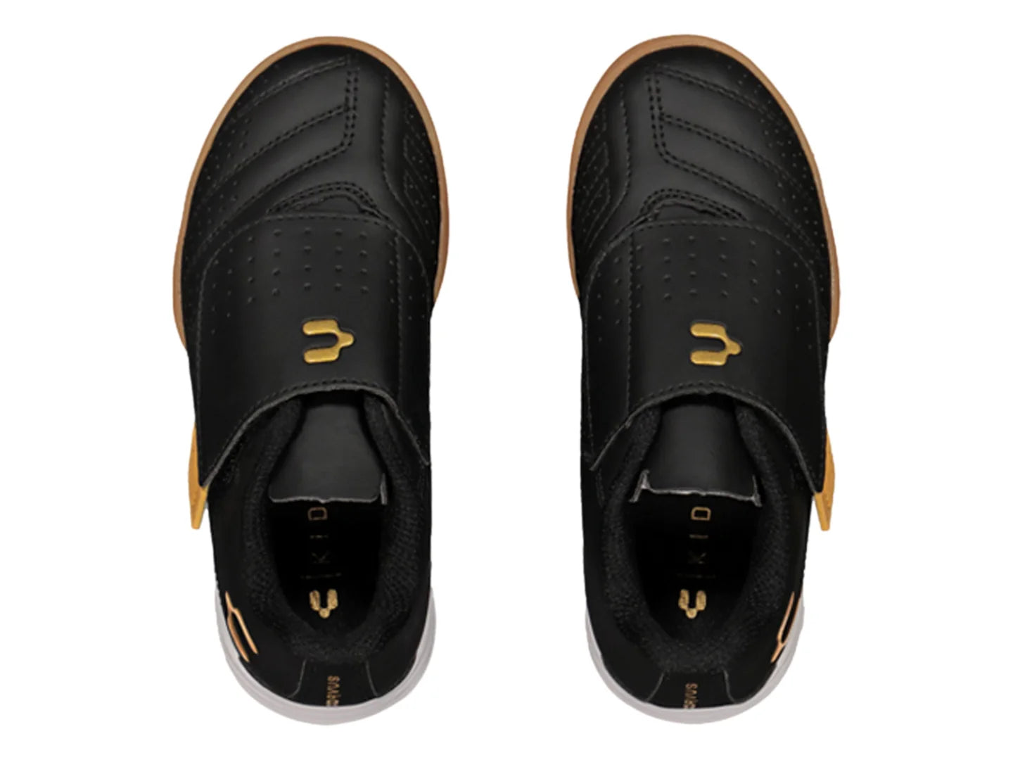 Tenis de Fútbol Charly Negro con Dorado para Niño