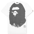 Overprinted Ape Head Tee White