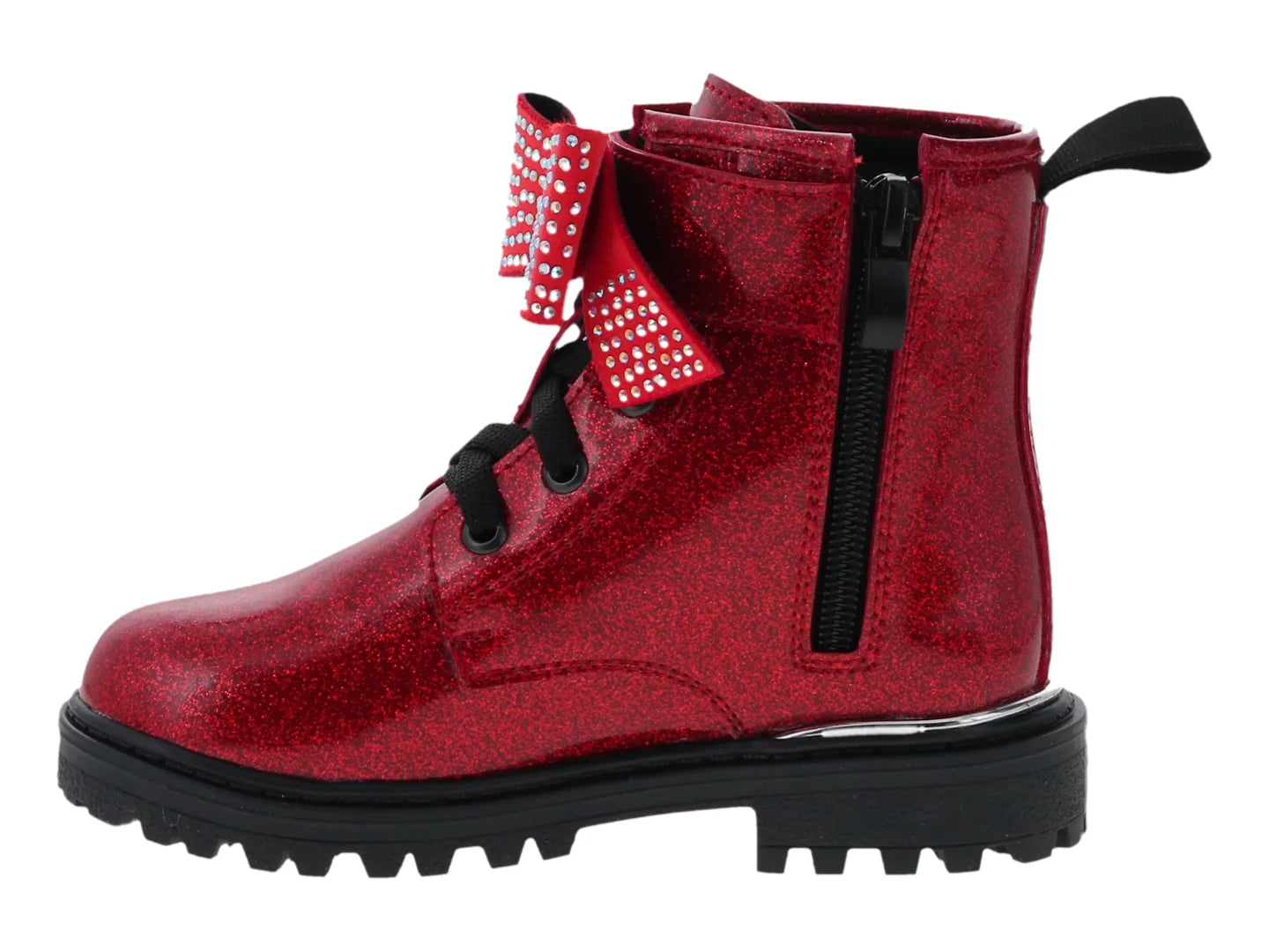 Botas Tropicana Rojo con Brillos para Niña