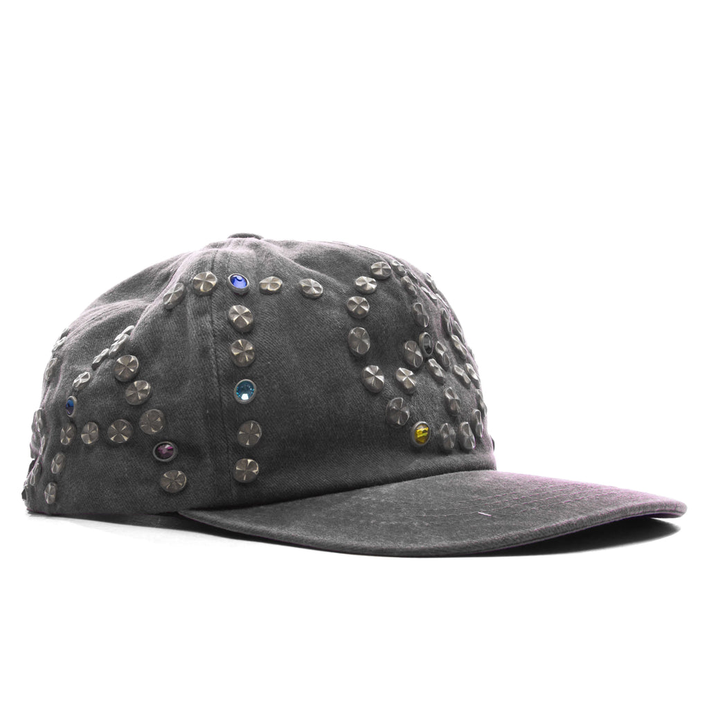 Studded Wrap Around Hat Black
